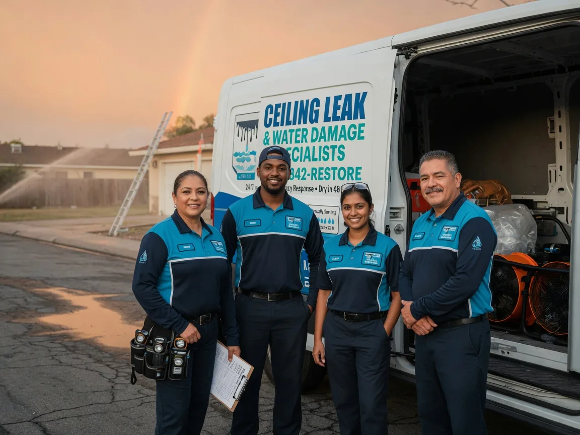 Ceiling Leak Cleanup company in Easton, MA